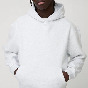 Logotipo personalizado ropa de calle de alta calidad 500 GSM 100% algodón polar grueso peso pesado suéter sudaderas con capucha de gran tamaño hombres - Product Image 1