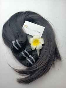 Cutícula natural recta sin procesar alineada sin químicos de cabello humano de donante vietnamita - Product Image 5