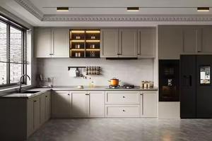 Gabinetes de cocina multifuncionales de madera maciza y MDF sin marco modernos SANYANG de gama alta listos para montar - Product Image 6