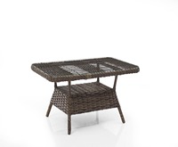 Ensemble de meubles de jardin en rotin de qualité supérieure, moderne, fabriqué en Turquie, avec structure en aluminium miniature