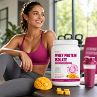 Poudre de Protéine de Lactosérum Premium Sans Sucre Saveur Caramel pour la Récupération Musculaire des Adultes, 2LB – Fabricant Contracté