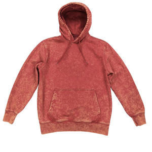 Vente en gros Sweats à capuche délavés à l'acide de qualité supérieure Respirant Coupe-vent Tie Dye Pigment Wash OEM Design Col à capuche pour la saison hivernale - Product Image 1