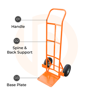Chariot à main à double poignée en acier pour entrepôt, capacité 200 kg, fabricant vietnamien, certifié ISO, haute qualité, vente OEM - Product Image 5