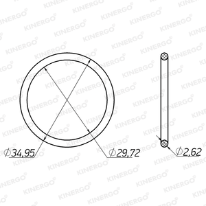 Joint torique ORGM12 pour ORGM12 6F50/6F55 6T70/6T75 - Product Image 2