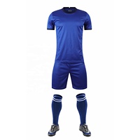 Camiseta de Fútbol Personalizable al por Mayor para Hombre, Cuello en V, 100% Poliéster, Secado Rápido, Transpirable, Manga Corta