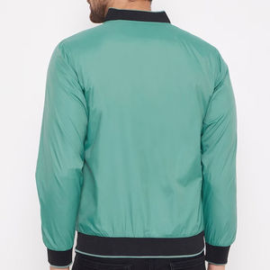 Style classique hommes à capuche Bomber veste toile broderie avant hiver chaleur respirant léger vêtements d'extérieur intemporel mode - Product Image 5