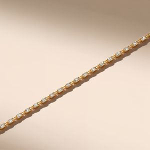 Collier pendentif en or jaune 9 carats et platine pour femmes, bijoux fins modernes de luxe, design élégant OEM - Product Image 6