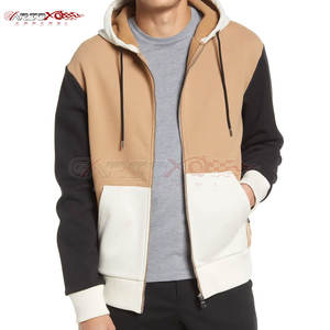 Sweat à capuche zippé de marque Basics pour hommes avec un tissu doux au toucher et un sweat à capuche classique Style athlétique Basics Sweat à capuche zippé pour hommes - Product Image 3