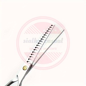 กรรไกรตัดขนสัตว์เลี้ยงแบบมืออาชีพกรรไกรตัดขนสัตว์เลี้ยงแบบบางพร้อมกล่องหนังสำหรับสุนัขแมว - Product Image 3