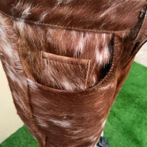 Produit tendance, pantalon en cuir de vachette sur mesure, meilleur prix, pantalon en cuir de vachette à étiquette privée pour hommes - Product Image 5