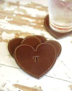 Sous-verres en cuir vintage au toucher doux et au design moderne conçus pour une protection de table de qualité supérieure - Product Image 5