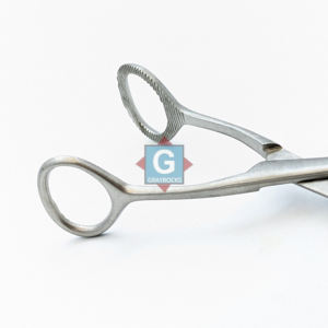 Pinzas quirúrgicas para agarrar la lengua Collins Mordazas de 6,5 pulgadas de ancho Instrumentos de sujeción de acero inoxidable de 20mm - Product Image 5