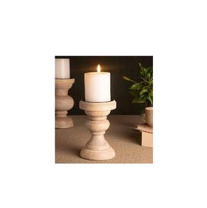 Home Were Use 100% Bougeoir en bois naturel Exportateur en gros Dernière conception Bougeoir en bois d'acacia massif Fabricant - Product Image 3