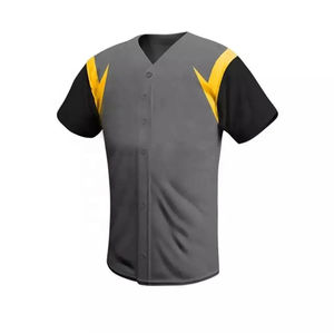 Le plus récent design d'uniforme de baseball personnalisé maillot de baseball sublimé uniforme de chemise en gros - Product Image 2