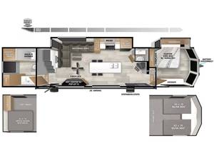 Nouveau 2025 F-o-r-e-s-t R-i-v-e-r Salem V-i-l-l-a G-r-a-n-d 44VIEW - Product Image 2