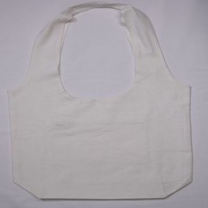 Bolso Tote Compacto de Algodón 100% para Mujer con Botón de Música y Cierre de Cremallera, Correa Ajustable, Ecológico y Fácil de Transportar - Product Image 2