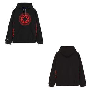 Sudadera estampada personalizada con capucha, sudadera extragrande de estilo hip hop para mujer, sudaderas recortadas en blanco - Product Image 1