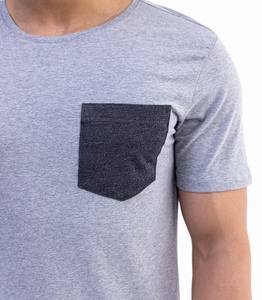 เสื้อยืดคอกลมแขนสั้นสำหรับผู้ชายผ้าฝ้าย100% ปรับแต่งได้ฤดูร้อน - Product Image 4