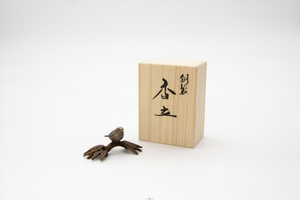 Kisendo-janpanese Cooper incencse เตานกกระจอกบนไม้ไผ่ - Product Image 3