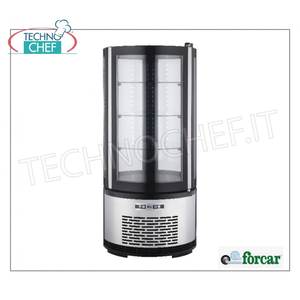 Vitrina Exhibidora de Mostrador Technochef ARC100B, 1 Puerta, Temperatura Estática +2/+8°C Equipo de Refrigeración para Cocina Comercial Clase C - Product Image 1