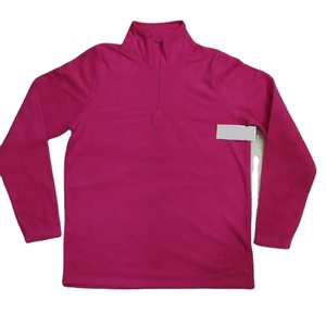 Chaqueta de lana para mujer con media cremallera estilo de cuello alto precio al por mayor del fabricante de Bangladesh pequeña cantidad a granel - Product Image 2