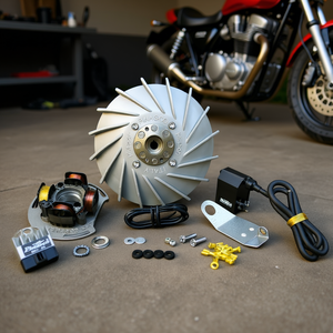 Sistema de Encendido Eléctrico para Motocicleta Flytech GS 150, Cono de Encendido de 17 mm, 1.7 kg - Product Image 3