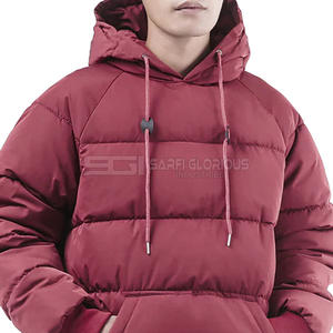 Chaqueta acolchada impermeable para hombre hecha a medida al por mayor, el último diseño más vendido con cierre de cremallera, poliéster transpirable liso para invierno - Product Image 6