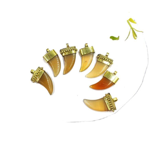 NATUREL Nouvelle Arrivée Collier en Corne de Buffle Poli Style Animal Bijoux en Os Design Naturel Perles Femmes par glowin fashion - Product Image 6