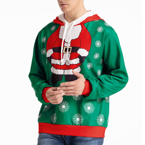 Casual Winter <b>Christmas</b> Men's <b>Hoodie</b> 100% Polyester Winter <b>Christmas</b> Series Custom Embroidered Design <b>Christmas</b> Hoodies Men - Product Image 4