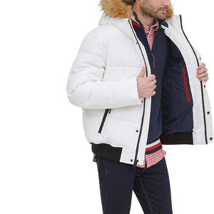 Chaqueta acolchada con capucha para hombre, abrigo de estilo de moda de alta calidad, acolchada, con burbujas - Product Image 1