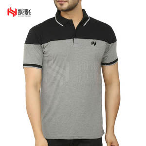 Tela de punto transpirable de secado rápido para hombre, elegante, para polos, con patrón sólido, logotipo personalizado, bordado, precio razonable - Product Image 1