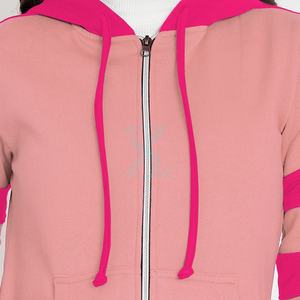 Mode gris Zip up sweats à capuche pour femmes saison d'hiver vêtements sweats à capuche poches quotidiennes à manches longues solide polyvalent sweats à capuche pour femmes - Product Image 2