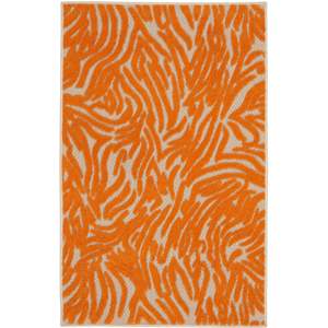 พรมนูริซัน อะโลฮ่า 2'8 x 4' สีส้ม สไตล์ร่วมสมัย - Product Image 1