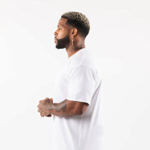 Camiseta de moda Boxy Fit de alta calidad para hombre, camiseta informal con estampado de logotipo personalizado de algodón 100% para hombre 2025 - Product Image 3