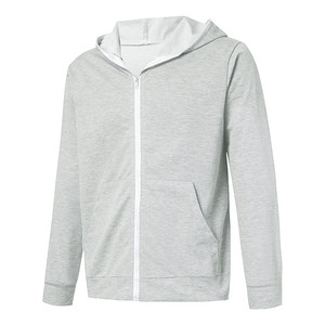 Best Selling Men's Solid Breathable Hoodies Long Sleeves High Quality Cotton/Polyester Winter Warmth Fashionable Streetwear - Product Image 5