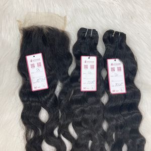 Body Wavy 100% Raw Vietnamese Human Hair Bundles with HD Lace Closure Mink Cuticle Aligned Virgin Hair Extensions Vendors - Product Image 5