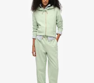 Personnalisable 100% Coton À Capuche Hiver Full Zip Hoodies pour Femmes Durable Respirant avec Logo Brodé Deux Poches - Product Image 3