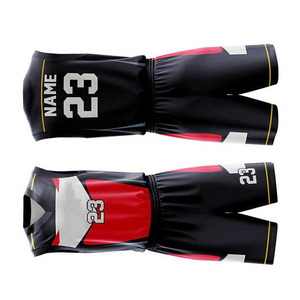 Uniforme de baloncesto de calidad profesional elaborado con tejido elástico duradero que proporciona comodidad y flexibilidad a los jugadores - Product Image 4