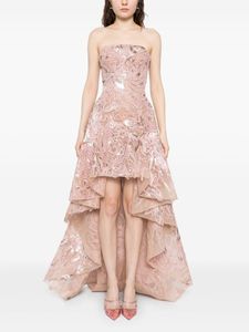 Vestido de Noche de Satén con Lentejuelas para Mujer, Elegante Vestido Largo Asimétrico con Bordado, Cuentas y Malla para el Verano - Product Image 3