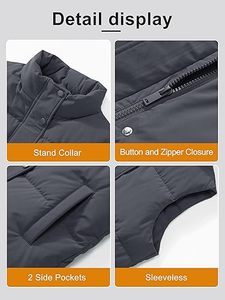 Venta Directa de Fábrica, Chaleco Acolchado Personalizado de Alta Calidad, Transpirable, con Cierre 100%, Ropa de Abrigo Informal de Invierno para Hombre, Más Vendido - Product Image 2