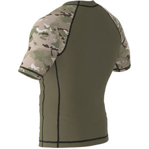 Camo entrenamiento ligero Rashguard alta calidad Muay Thai Rashguard Jiu Jitsu camisa y MMA Rashguard - Product Image 6