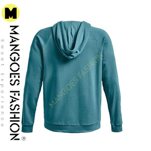 Sudaderas con capucha para hombre y mujer con cremallera de cuarto-Sudaderas con capucha informales de algodón/fibra de bambú Terry-Unisex transpirable invierno 400gsm - Product Image 2