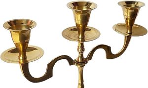 Portavelas de Metal de Latón Decorativo Vintage para Navidad, Bodas y Decoración del Hogar a un Precio Muy Económico por HF CRAFTS - Product Image 3