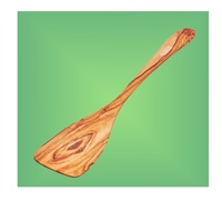 Ensemble de service à salade en résine, écologique, ustensiles de cuisine manuels, finition naturelle, cuillères et spatules artisanales