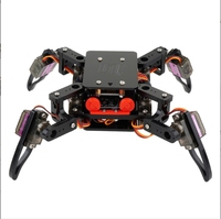 Robot araña biomimético de cuatro patas, Kit de montaje DIY de programación STEM para adolescentes, fabricante de educación