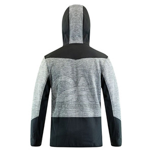 Sweat-shirt à capuche Softshell pour hommes coupe-vent imperméable Logo personnalisé disponible Sweat à capuche Softshell pour hommes - Product Image 2