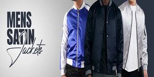 OEM en blanco personalizado de alta calidad de tendencia de los deportes de satén de seda chaqueta universitaria bordado superior personalizado Premium clásico chaqueta de satén - Product Image 4