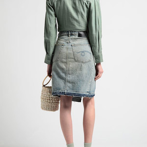 Falda Vaquera Casual de Otoño para Mujer, Calidad Premium, Mini, Ligera, Colores y Logotipo Personalizables - Product Image 3