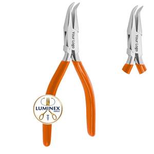 คีมจับปลายโค้งงอทำจากสเตนเลสสตีลคุณภาพสูงออกแบบโลโก้ได้ตามต้องการเครื่องมือตัดลวดสีดำ - Product Image 2