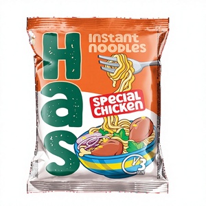 บะหมี่กึ่งสำเร็จรูปรสไก่พิเศษ ฮาลาล ได้รับการรับรองมาตรฐาน HACCP และ BRC ทำจากแป้งสาลี น้ำหนัก 75 กรัม ปรุงสุกใน 3 นาที ไขมัน 18% - Product Image 1